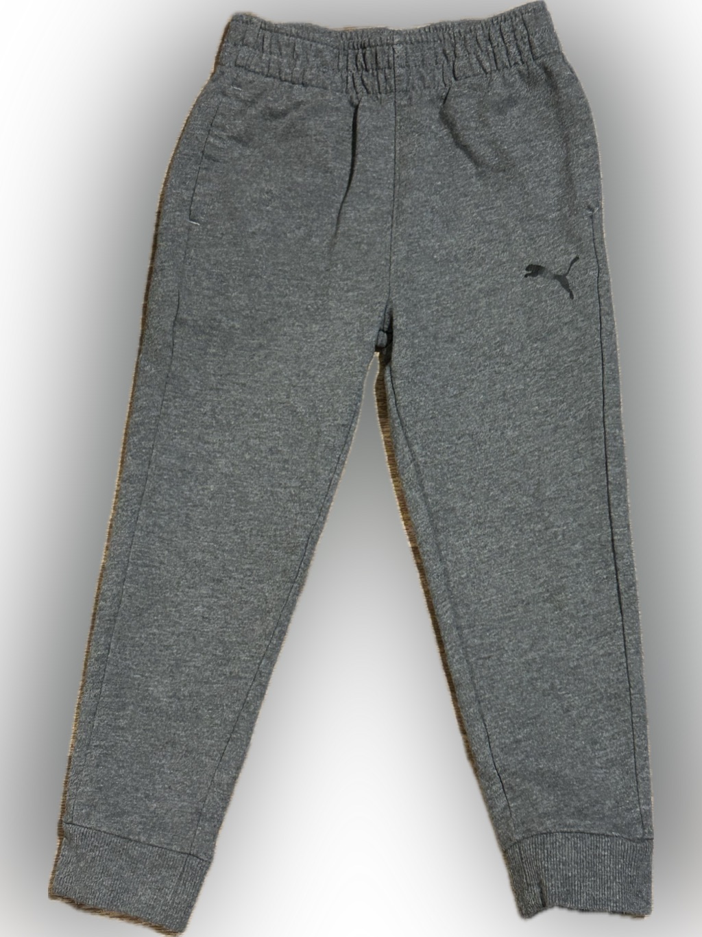 Puma Boys Size 5 Grey Sweatpants